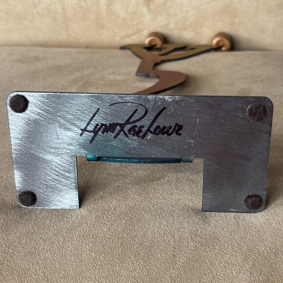 Candlestick Shalom by Lynn Rae Lowe Metal Sculpture Multicolor - Picture 6 of 6